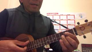 Video thumbnail of "KKEB (ukulele tutorial)"