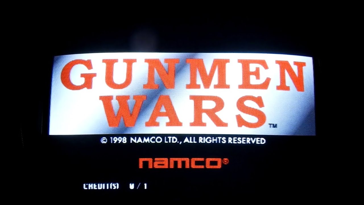 Namco Gunmen Wars Arcade Attract & Gameplay (Namco Super System 23 Arcade PCB, ENGLISH Version)
