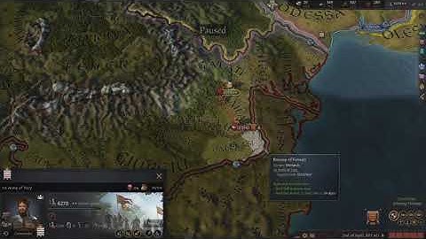 Crusader Kings III Almost There Speedrun (7m 1d)
