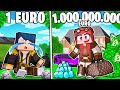 POVERO DA 1€ VS RICCO DA 1.000.000€! - MINECRAFT