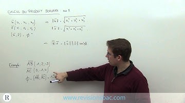 [RévisionsBac.com] - Calcul produit scalaire : méthode 1