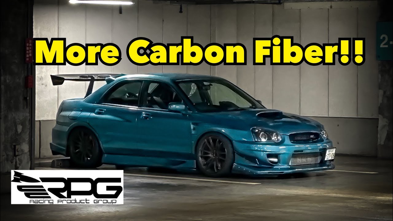 New RPG honeycomb carbon fiber trunk for my Subaru WRX STi! [And tons of other carbon fiber parts!!]