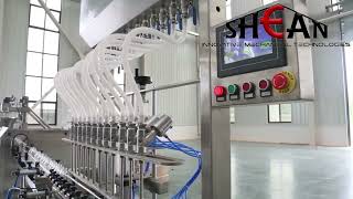 Fully Automatic Linear 30ml 50ml 100ml 250ml Liquid Oil Glass Bottle Filling and Capping Machine