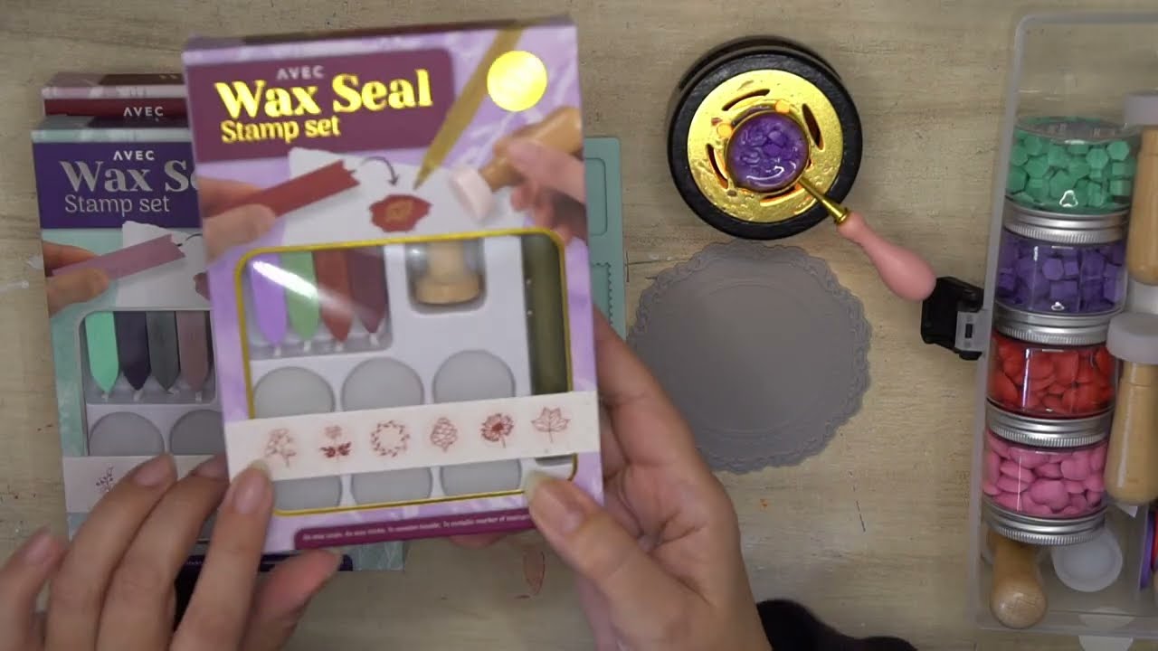Ich Teste die Neuen Wax Seal Stamp set für 2.29€ bei Action.