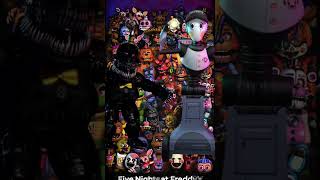 Nightmare vs Animatronics🐻🐰🐥🦊 || FNaF Security Breach edit