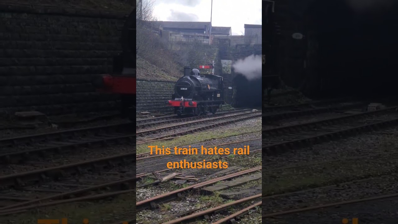 this train hates rail enthusiasts 