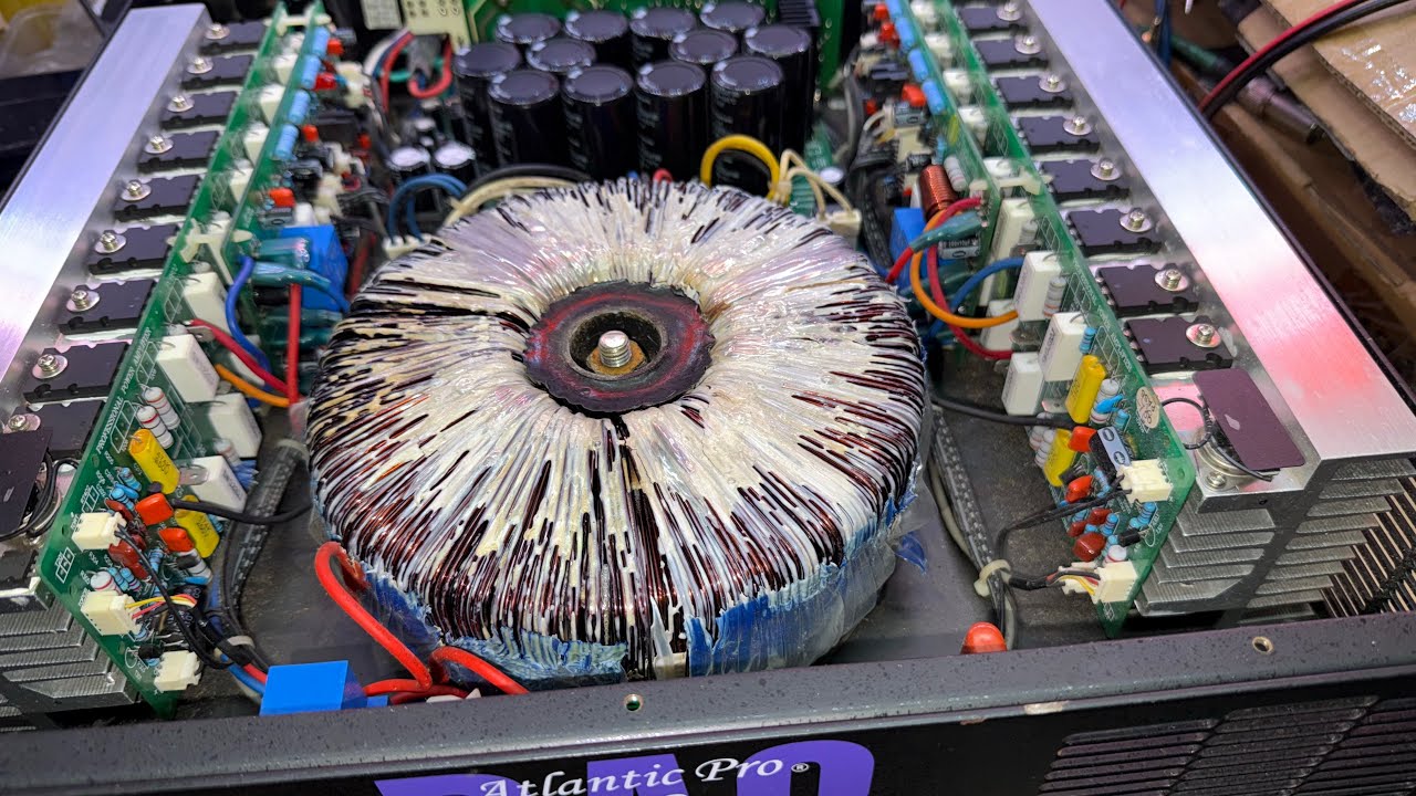 ATLANTIC PRO PA8 power amplifier sunog transformer tips kung paanu erewind transformer 