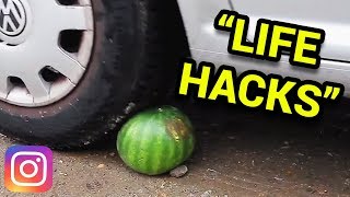 AWFUL INSTAGRAM LIFE HACKS