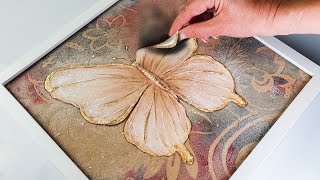 INCREDIBLE 3D Butterfly - NEW Textile Textures / Easy Techniques | AB Creative Tutorial screenshot 5