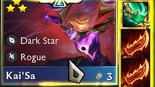 How Toxic is Kaisa ⭐⭐⭐ 3 Star  | 5 Rogue TFT SET 17
