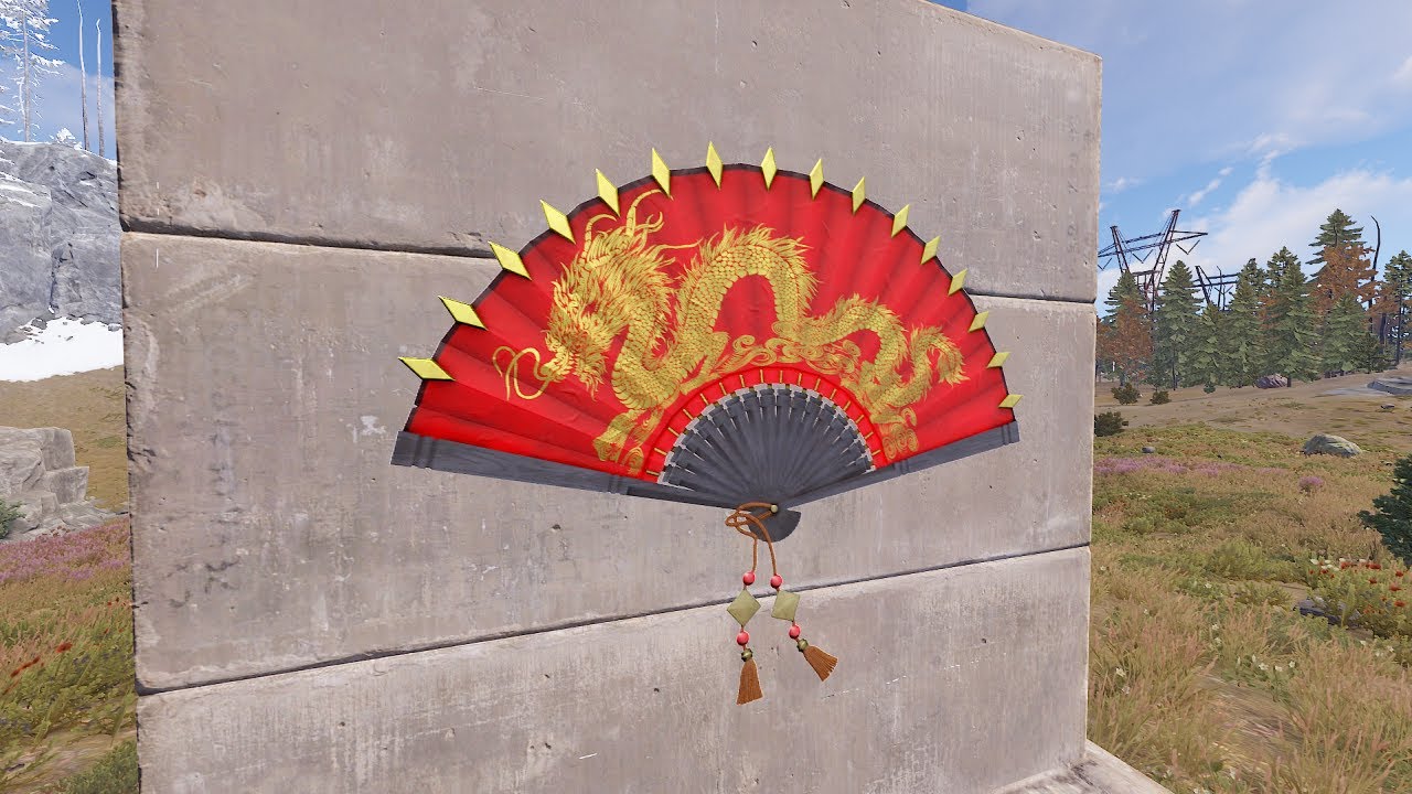 RUST SKIN SPOTLIGHT - Dragon Fan Rug - 2,35€ - YouTube