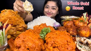 SPICY WHOLE GOBI ROAST, PANEER BREAD PAKORAS, SPICY DUM ALOO, BUTTERY CREAMY DAL MAKHNI |EATING SHOW