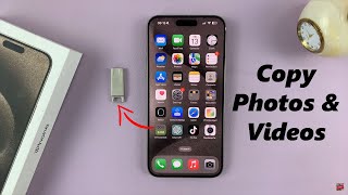iPhone 15 /15 Pro: How To Copy /Transfer Photos & Videos To USB Flash Drive
