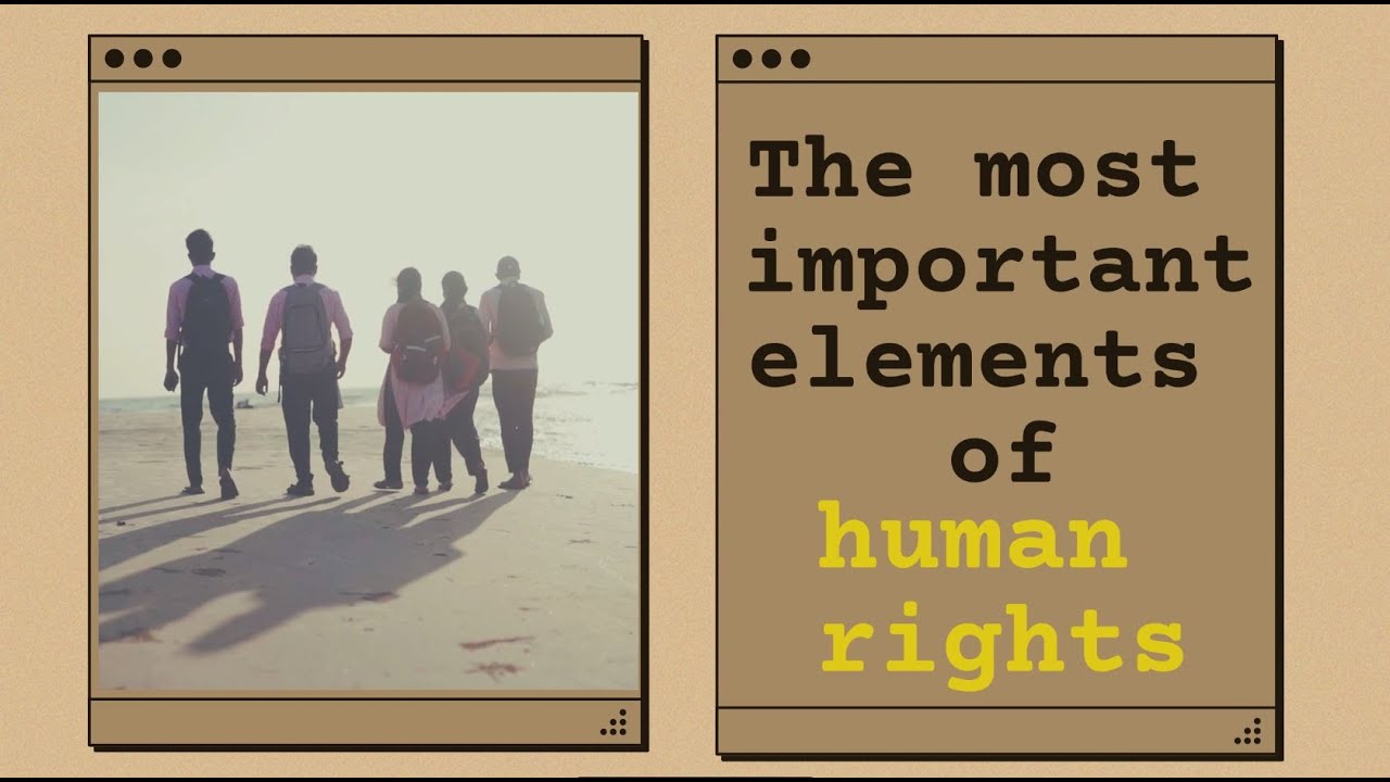 The most important elements of human rights - YouTube