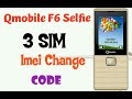 Qmobile f6 selfie 3 Sim imei change code.....