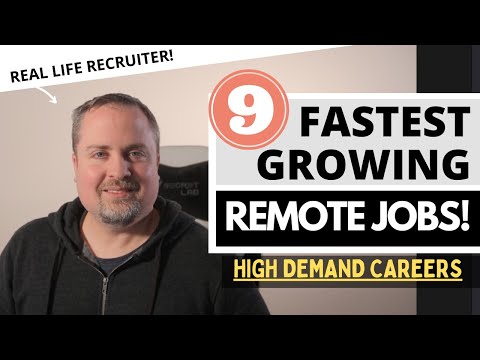 Top Remote Jobs - 9 High Demand Work-From-Home Careers