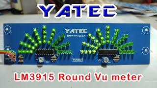 Lm3915 led Stereo Vu meter From YATEC