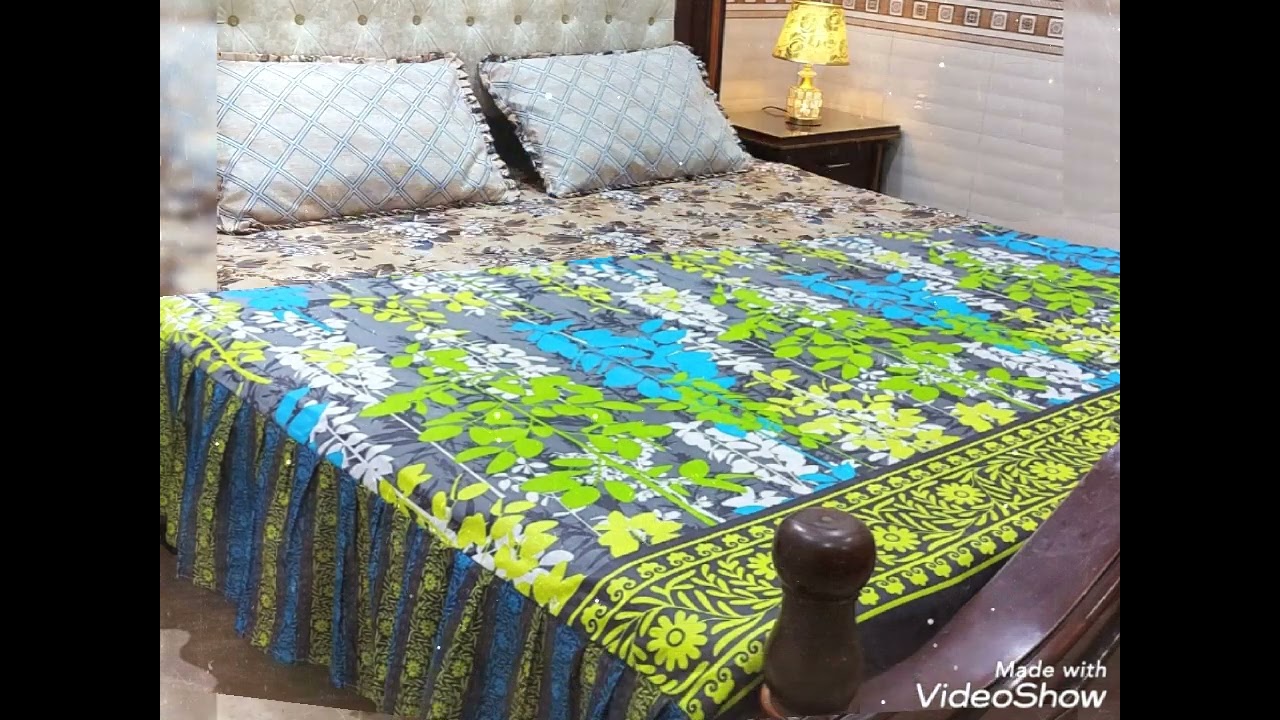 Most beautiful frill bed sheet designs elegant designer bed sheets