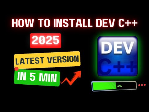 How to install Dev c++ on window 10/11 | 2025 latest version Dev c++ ...