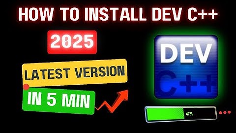 How to install Dev c++ on window 10/11 | 2025 latest version Dev c++ download/Install in Hindi