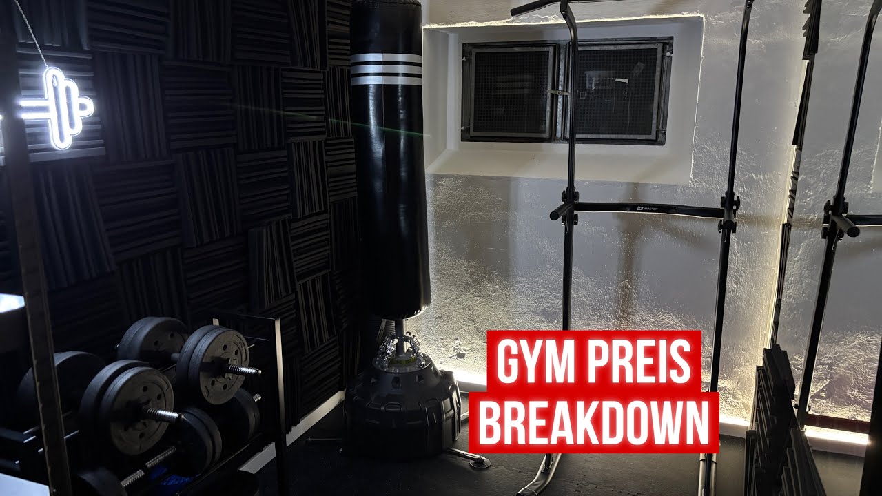 Vom DRECKIGEN Keller zum TRAUM Home Gym (unter 1000€)?