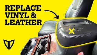 Replace Center Console Armrest Material | Tahoe, Suburban, Sierra, Yukon, Escalade