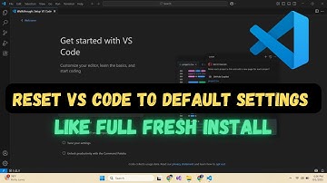 How to Reset VS Code to Default Settings | Like Full Fresh Install (2025 Guide)