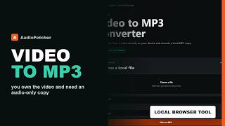 How to Extract MP3 Audio from a Video Online