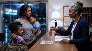 She Escaped Her Husband At 2AM With $11 And Her Kids. The Clerk Gave Her Room 7. Only For This...