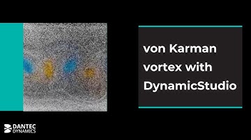 von Karman vortex with DynamicStudio