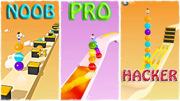 Stack Rider NOOB vs PRO vs HACKER vs GOD - Top Gameplay #13