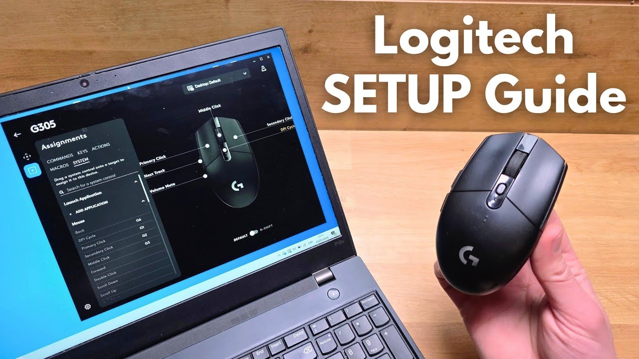 How to SETUP & Use - Any LOGITECH Mouse - Windows PC or Laptop - YouTube