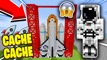 CACHE CACHE SUR MINECRAFT MAP FUSÉE GÉANTE !! 🚀 PS4 FR