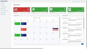 Recstaff - employee - Posting a shift