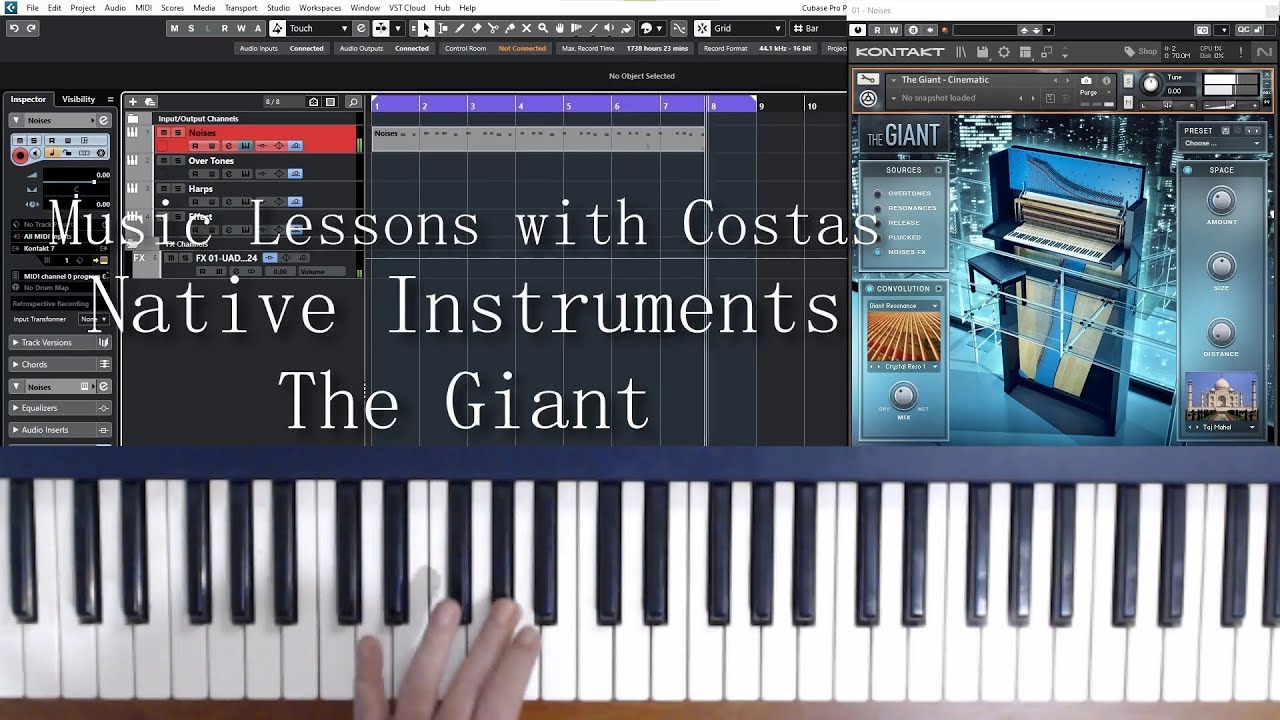 Native Instruments, The Giant Live Sequencing Music Lessons with Costas YouTube