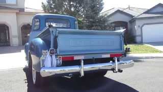 1947 Chevy pickup truck 235 six cylinder Fenton headers and split exhaust