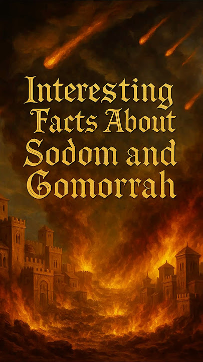 Sodom & Gomorrah Exposed: Shocking Facts About the Cities of Fire! 🔥🏙️