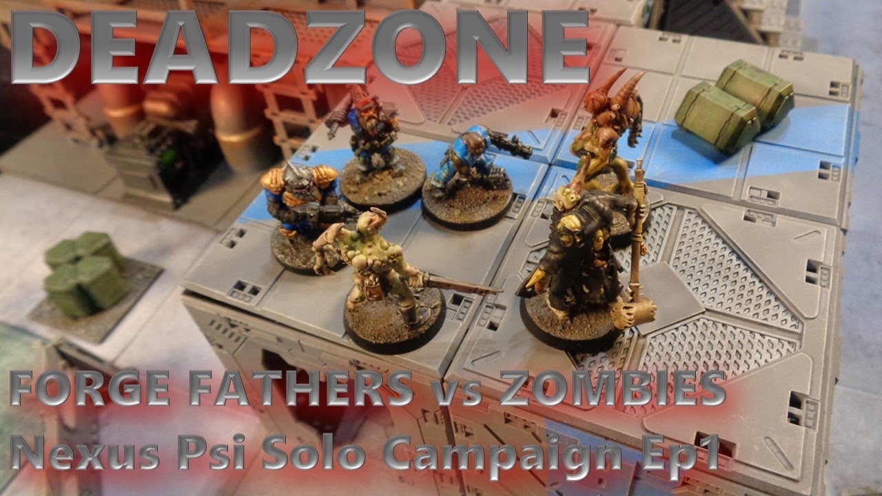 Solo Play Battle Report: Deadzone Campaign Ep1: Forge Fathers vs Zombies
