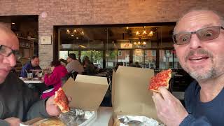 LIVE - NYC - Homie & Cool-Guy!! - Pizza at L&B Spumoni Gardens in Brooklyn - Wed.  May 15, 2024