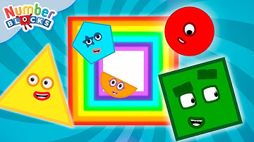 Paint by Numbers - Colourful Arty Maths 🎨🖌️| 123 Learn to Count |  Numberblocks