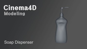 [Cinema4D] Modeling - Lotion Dispenser (Part 01)