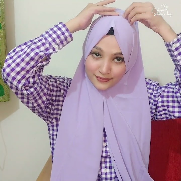 Hijab Tutorial for Long Face Shape... #fashion #hijabfashion #hijabstyle #hijabi #hijabtutorial