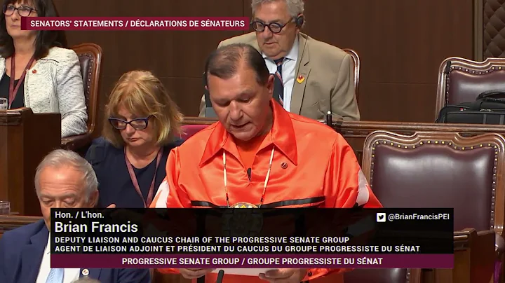 2023-09-28 - Statement by Senator Brian Francis - National Day for Truth and Reconciliation