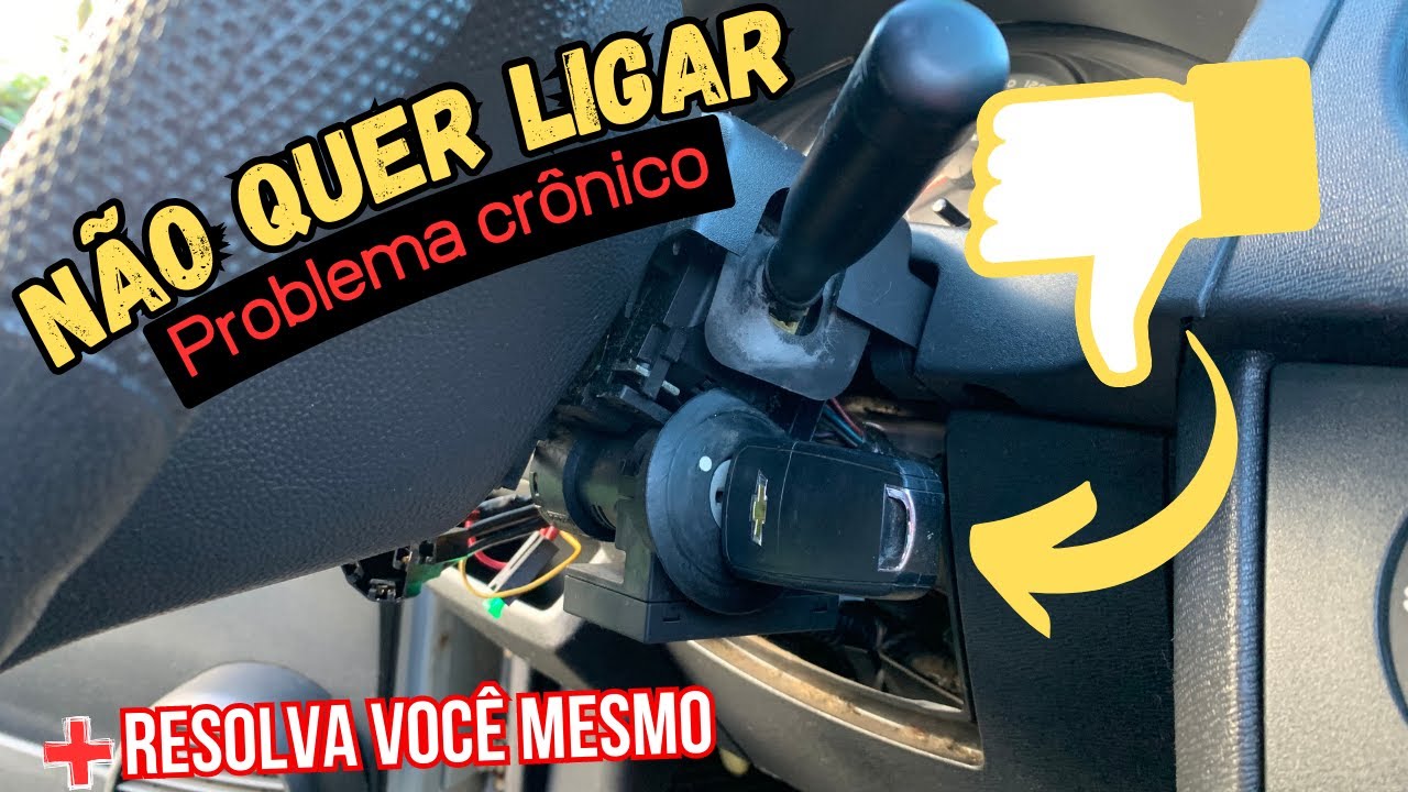 CELTA NÃO DA PARTIDA 😫 VEJA COMO É FÁCIL RESOLVER (COMUTADOR DE IGNIÇÃO ...