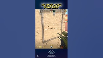 I WAS DEAF, HE WAS DEADLY! 💀|4K AWP Mirage| CS2 #shorts #cs2 #awp #quad #csgo #gaming #counterstrike