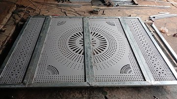 Mẫu lang cang bông gang và cửa cổng CNC đẹp/ phúc thiên vlog 789