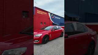 Holden Commodore VF fitted with Bridgestone Potenza Sport EVOs #shorts #holden #holdencommodore