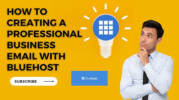how to Creating a professional business email with Bluehost