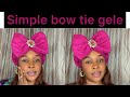 SIMPLE BOW TIE GELE