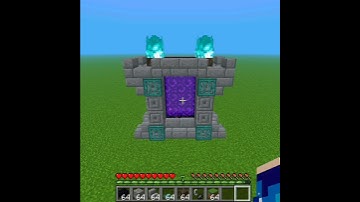 Minecraft Viral Nether Portal Design Tutorial #Shorts